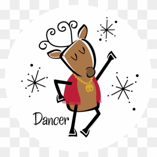 Dancer Reindeer Clipart