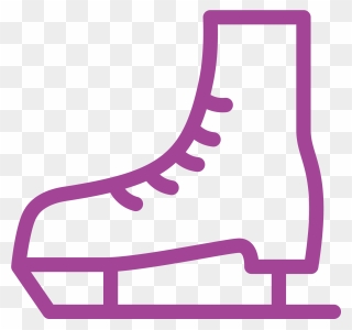 Pattinaggio Sul Ghiaccio Icona Clipart