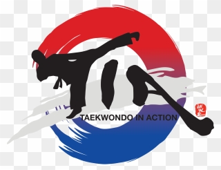 Taekwondo Clipart Taekwondo Fight - Tia Taekwondo In Action - Png Download
