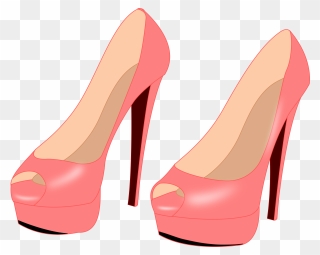 Transparent High Heel Shoe Clipart - Pantera Rosa Con Fondo Png Transparente