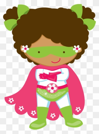 Animados Super Heroes Mujeres Clipart
