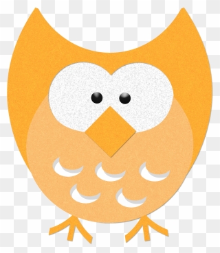 Cute Owl Silhouette Clip Art - Teacher - Png Download