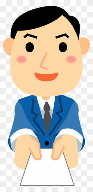 Business Card Businessman Clipart 一 番 イラスト フリー Png Download Pinclipart