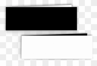 Blank Business Card Png - Black-and-white Clipart