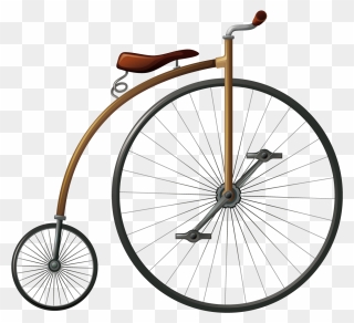 Bicycle Wheel Penny-farthing Big Wheel - Penny Farthing Bike Png Clipart