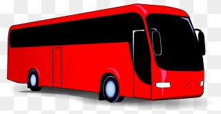 Clipart Bus Coach - Transparent Background Bus Icon Png