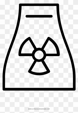 Nuclear Power Plant Coloring Page - Nuclear Energy Coloring Pages Clipart