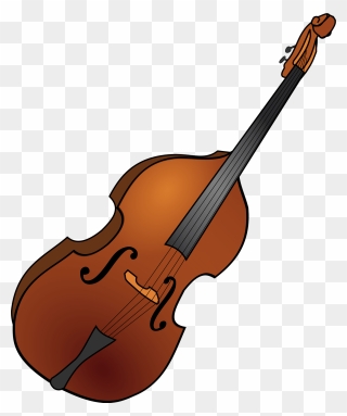 Double Bass Clip Art - Png Download
