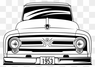 Transparent Ford Pickup Truck Clipart - Ford Truck Clipart Png