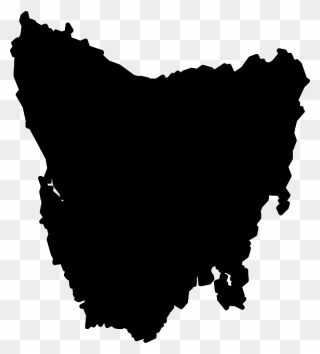 Tasmania, Australia, Map, Black, Geography, Outline - Machu Picchu Clipart