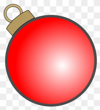 Christmas Ball Ornament Clip Art At Clker - Christmas Ball Ornament Clipart - Png Download