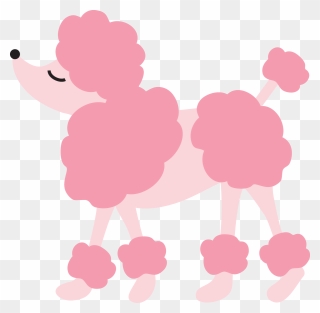 Tres Chic Paris Baby Clipart - Pink Poodle Clipart - Png Download
