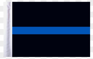 Thin Blue Line Motorcycle Flag - Parallel Clipart