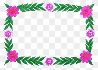 Flower Picture Frames Floral Design Clip Art - Portable Network Graphics - Png Download