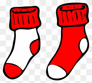 Baseball Socks Clipart Clip Art Freeuse Download Red - Socks Clipart - Png Download