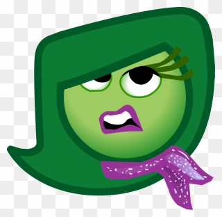 Transparent Inside Out Clipart - Disgust Emoji Inside Out - Png Download