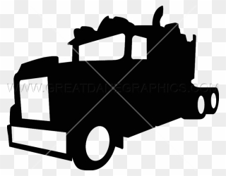 Big Bad Truck Production Ready Artwork For T Shirt - Illustration Clipart