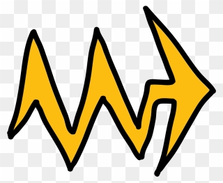 Download Lightning Arrow Icon - Noise Arrow Png Clipart