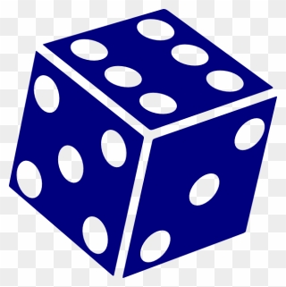 Transparent Dice Png - 6 Sided Die Png Clipart
