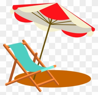 Clipart Transparent Beach Chair - Png Download