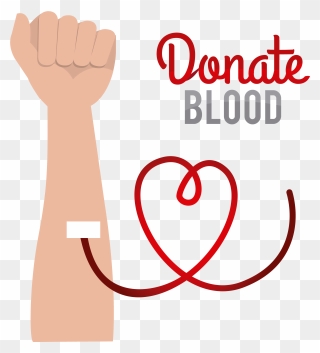 Blood Donation Transparent Background - Illustration Clipart