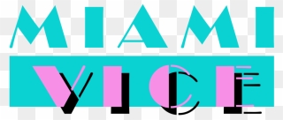 Miami Vice Logo Design Clipart