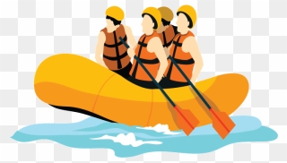 Intro-rafting - 국내 해양 레저 관광 이용객 Clipart