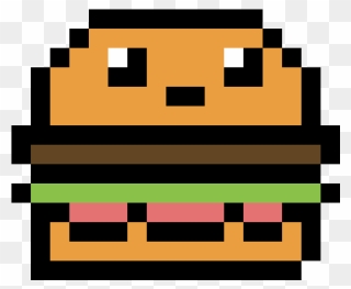Minecraft Hamburger Pixel Art Clipart