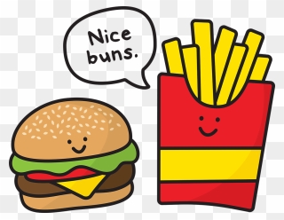 Nice Buns By Emily Hill - French Fries Clipart