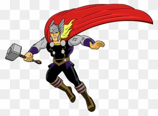 Thor Marvel Clipart - Phineas And Ferb Mission Marvel Thor - Png Download
