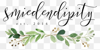 Smiedendipity - Watercolor Greenery Png Clipart