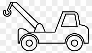 Car Towing - Tow Truck Drawing Clipart