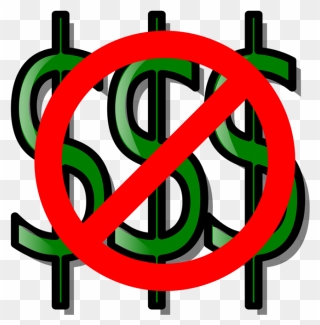 No Money - Clip Art Money Signs - Png Download