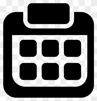 Calendar Small Icon Png Transparent Clipart
