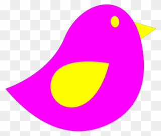 Pink Little Bird Png Clip Art - Little Birdie Clipart Transparent Png