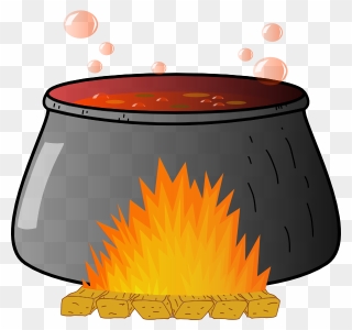 Boiling Cauldron Clip Art At Clker - Boil Clip Art - Png Download