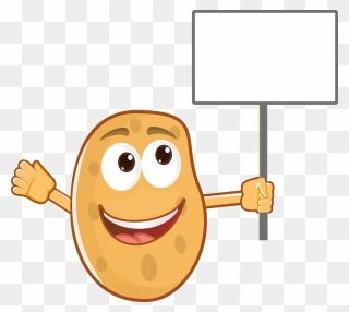 Happy Potato Clip Art - Png Download
