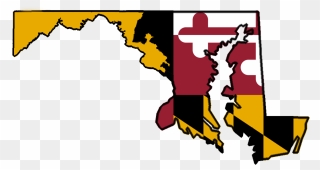 13 Colonies Maryland Flag Clipart