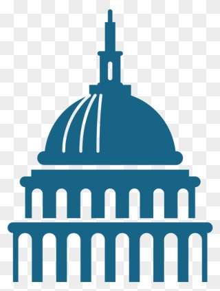 Capitol Dome Clipart , Png Download - Us Capitol Building Clipart Transparent Png