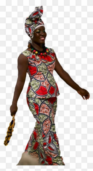 Afrique Ngozi Kwanzaa Model - Costume Hat Clipart