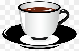 Teacup Saucer Clip Art - Cup And Saucer Vector - Png Download