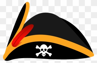 Pirate Tricorne Clipart - 海賊 帽子 フリー 素材 - Png Download
