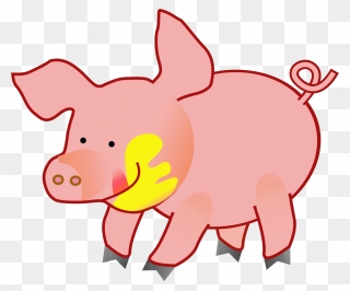 Pink Pig Clipart - Png Download