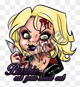 Collection Of Free Chucky Drawing Tiffany Download - Bride Of Chucky Drawings Clipart