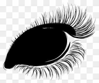 Collection Of Free Eyelash Drawing Closed Download - Transparent Women Eye Png Clipart