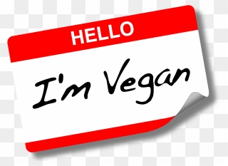 Hello Im Vegan - Still Vegan Clipart