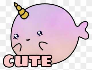Hello 👋 My Name Is Dee And I"m A Colorful Narwhal - Narwhal Cartoon Clipart