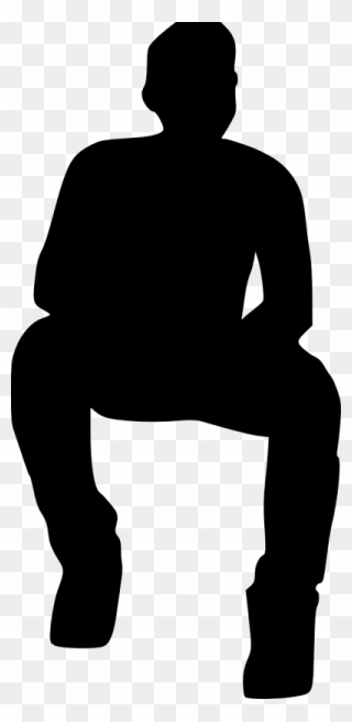 Human Sitting Silhouette Png Clipart
