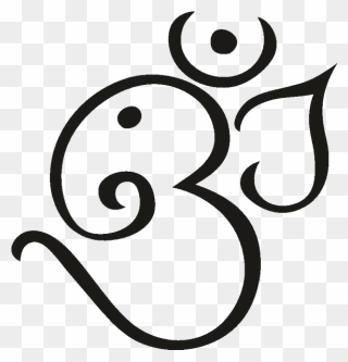 Ganesha Om Tattoo Hinduism Symbol - Ganesh Ji Tattoo Designs Clipart
