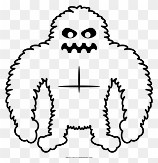 Yeti Coloring Page - Yeti Coloring Pages Clipart